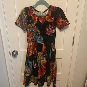 LuLaRoe Amelia dress size small, only worn once
